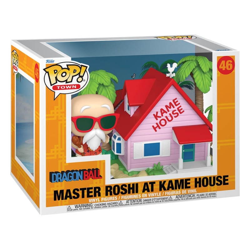 Dragon Ball POP! Town Vinyl figurine Kame House w/Master Roshi 9 cm | 0889698837156