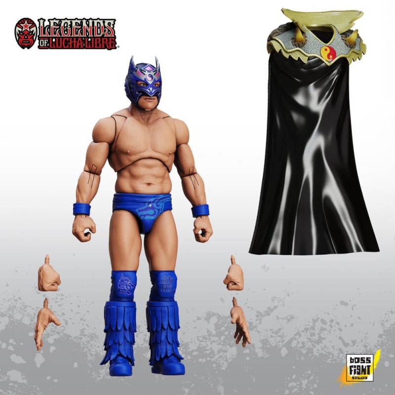 Legends of Lucha Libre figurine 1/12 Dragon Lee | 0814800024957