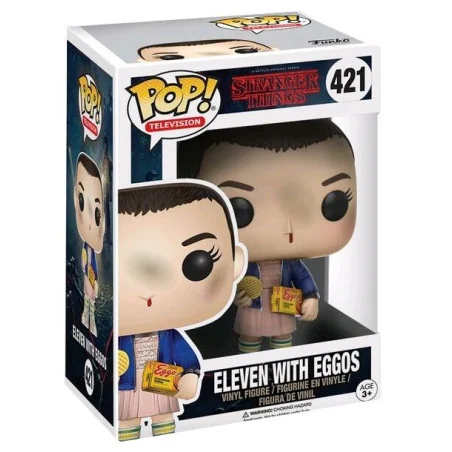 Stranger Things Figurine Funko POP! TV vinyl Eleven with Eggos 9 cm | 889698133180