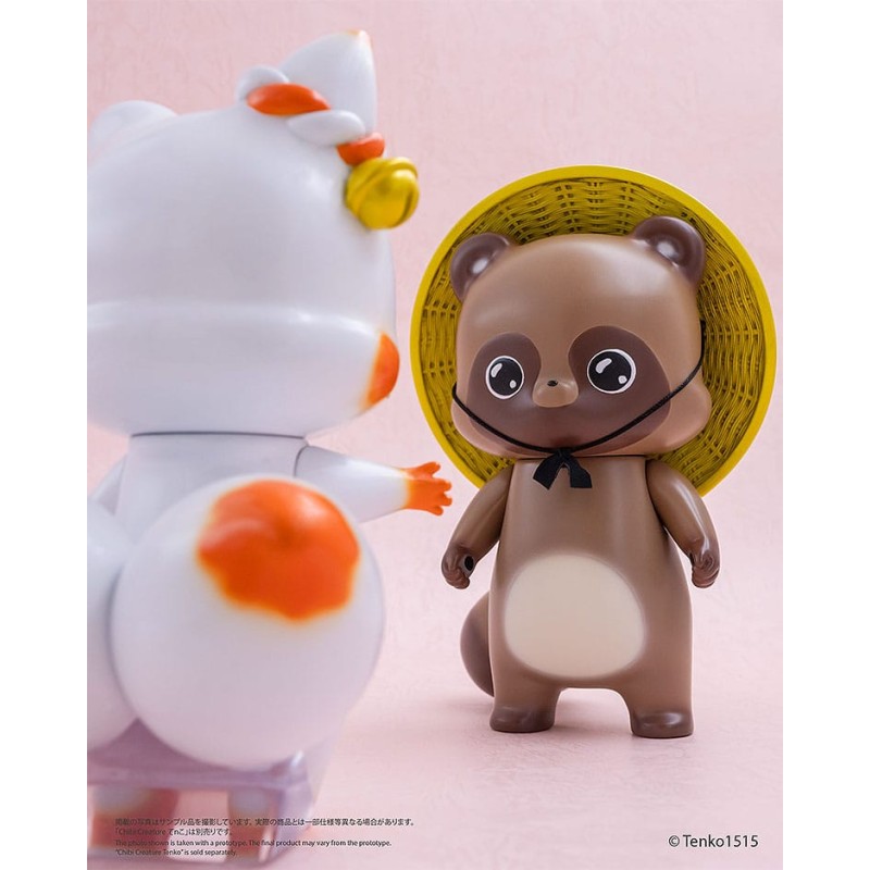 Little Fox with Two Tails figurine Chibi Creature Ponkichi 15 cm        | 4897146300035