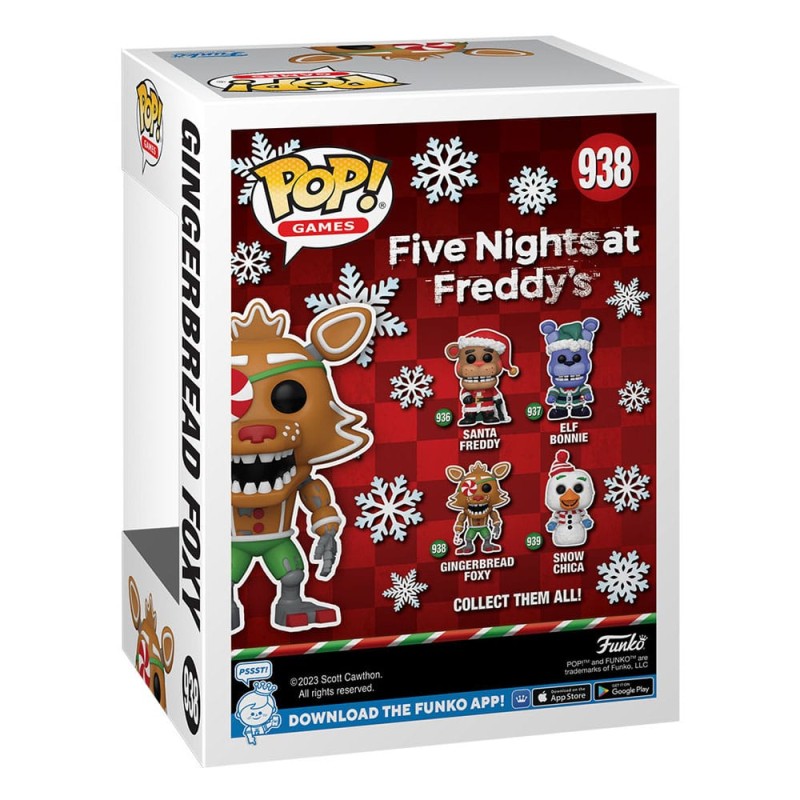 Five Nights at Freddy's Figurine POP! Games Vinyl Holiday Foxy 9 cm | 0889698724876