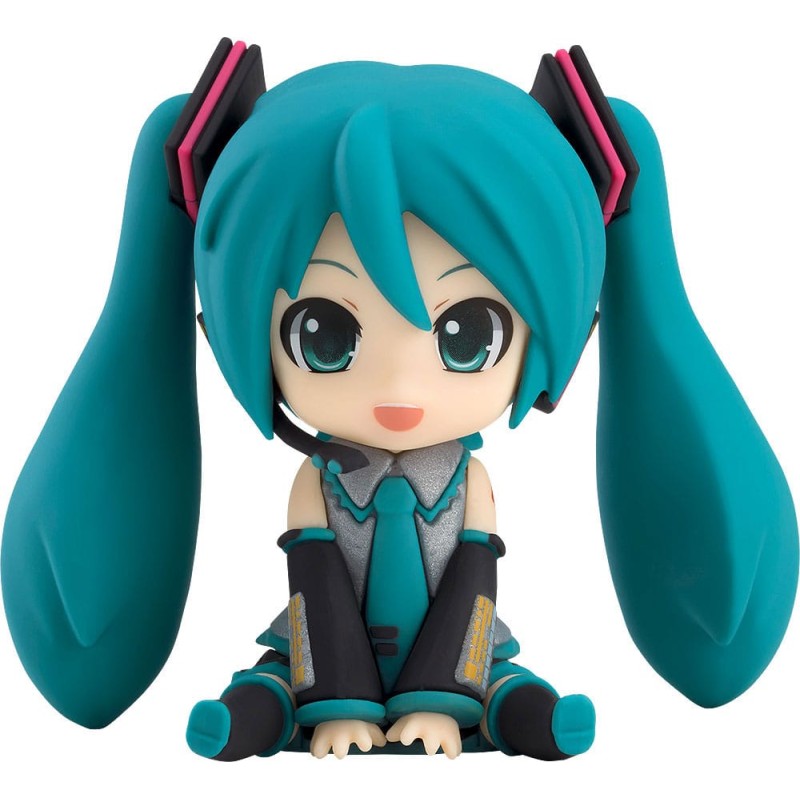Character Vocal Series 01: Hatsune Miku Piapro Characters Rubber Mascot Nendroid Plus Mini Figure Hatsune Miku 8 cm | 4580590208773