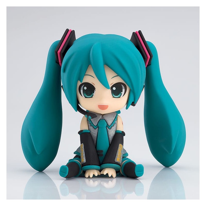 Character Vocal Series 01: Hatsune Miku Piapro Characters Rubber Mascot Nendroid Plus Mini Figure Hatsune Miku 8 cm | 4580590208773