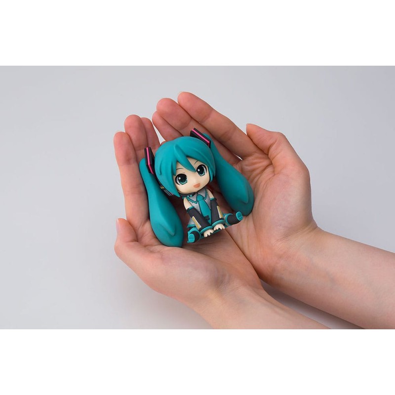 Character Vocal Series 01: Hatsune Miku Piapro Characters Rubber Mascot Nendroid Plus Mini Figure Hatsune Miku 8 cm | 4580590208773