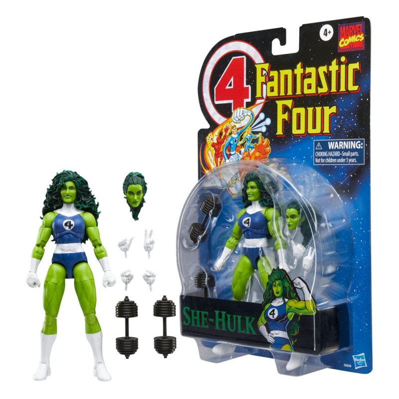 Fantastic Four Marvel Legends Retro figurine She-Hulk 15 cm | 5010996335265