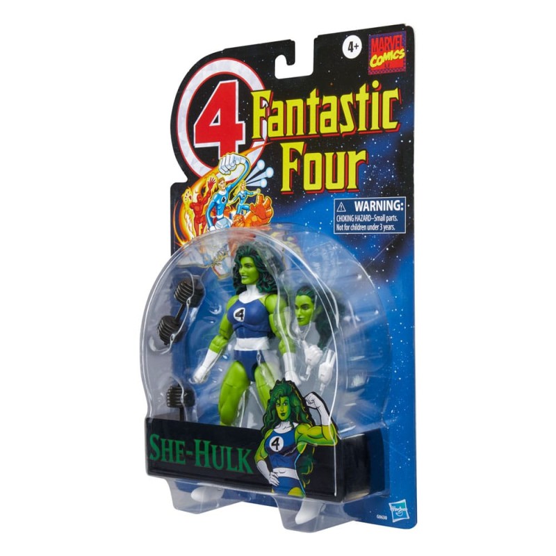 Fantastic Four Marvel Legends Retro Action Figure She-Hulk 15 cm | 5010996335265