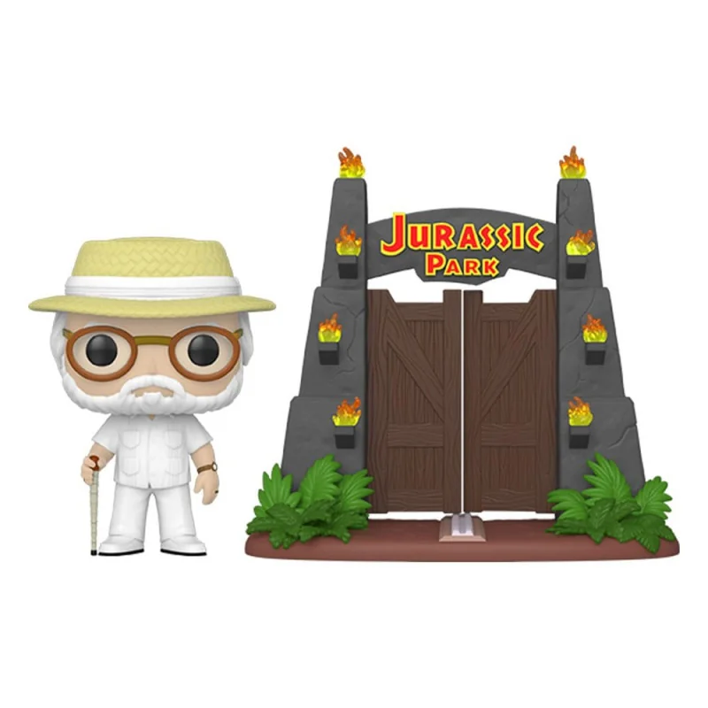 Jurassic Park Figure Funko POP! Town Vinyl John Hammond with Gates 9 cm | 889698632010