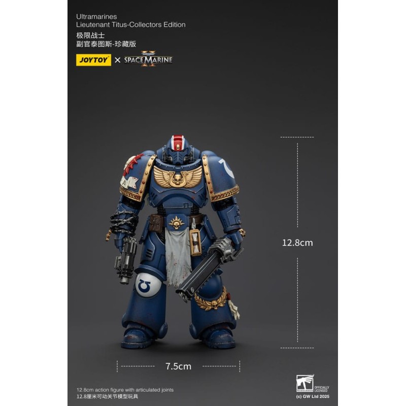Warhammer 40,000: Space Marine 2 figurine Ultramarines Lieutenant Titus Collectors Edition 13 cm | 6927054401369