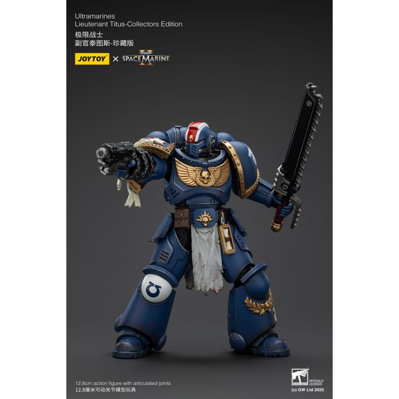 Warhammer 40,000: Space Marine 2 figurine Ultramarines Lieutenant Titus Collectors Edition 13 cm | 6927054401369