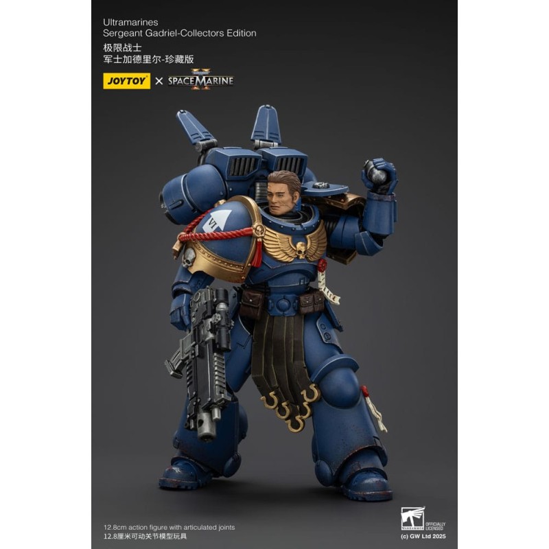 Warhammer 40,000: Space Marine 2 figurine Ultramarines Sergeant Gadriel Collectors Edition 13 cm | 6927054401376