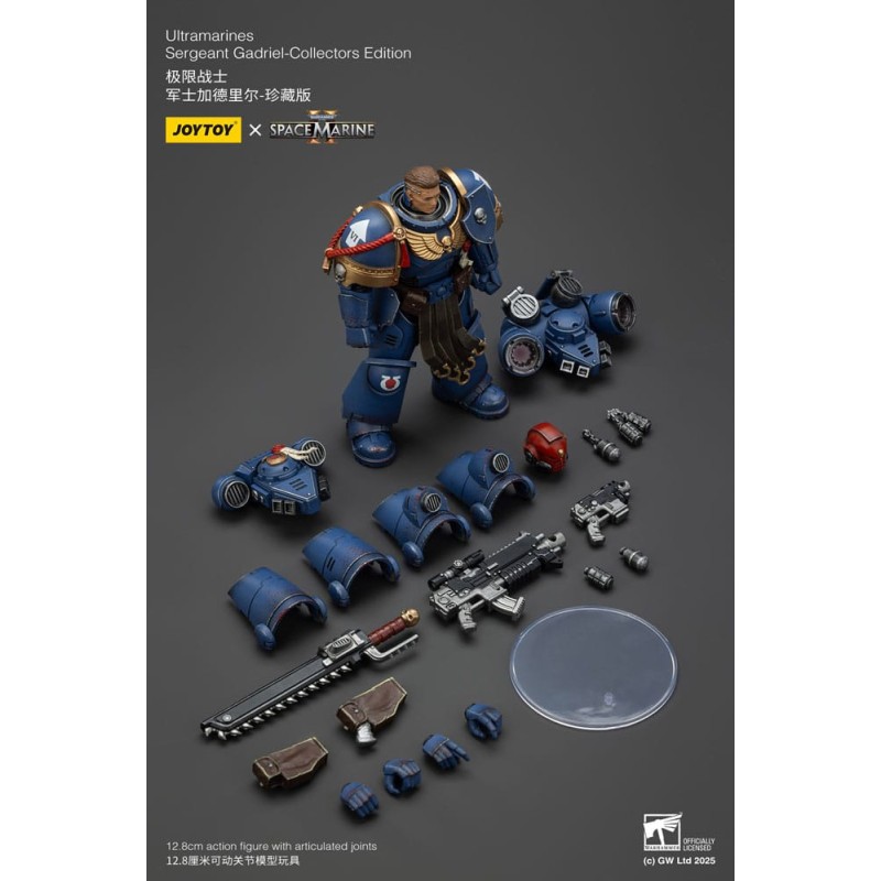 Warhammer 40,000: Space Marine 2 figurine Ultramarines Sergeant Gadriel Collectors Edition 13 cm | 6927054401376