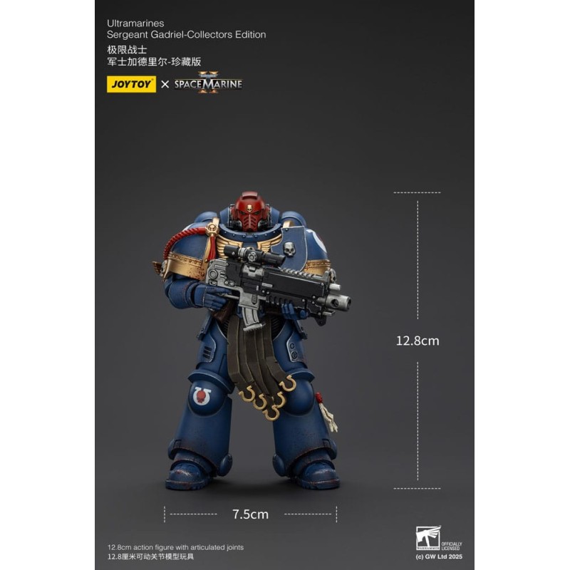 Warhammer 40,000: Space Marine 2 figurine Ultramarines Sergeant Gadriel Collectors Edition 13 cm | 6927054401376