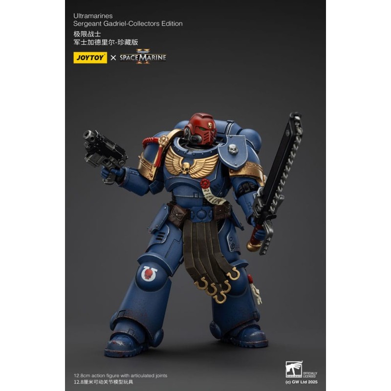 Warhammer 40,000: Space Marine 2 figurine Ultramarines Sergeant Gadriel Collectors Edition 13 cm | 6927054401376
