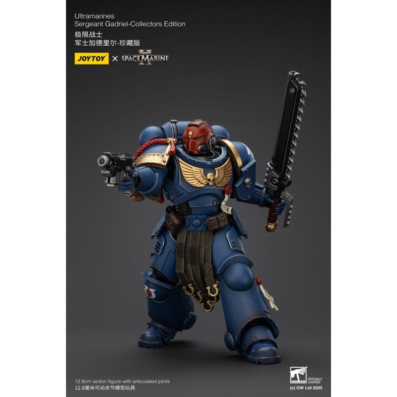 Warhammer 40,000: Space Marine 2 figurine Ultramarines Sergeant Gadriel Collectors Edition 13 cm | 6927054401376