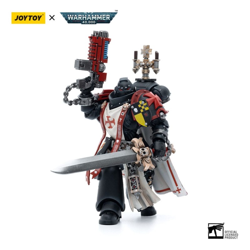 Warhammer 40k figurine 1/18 Black Templars Sword Brethren Brother Lombast 12 cm | 6973130374850