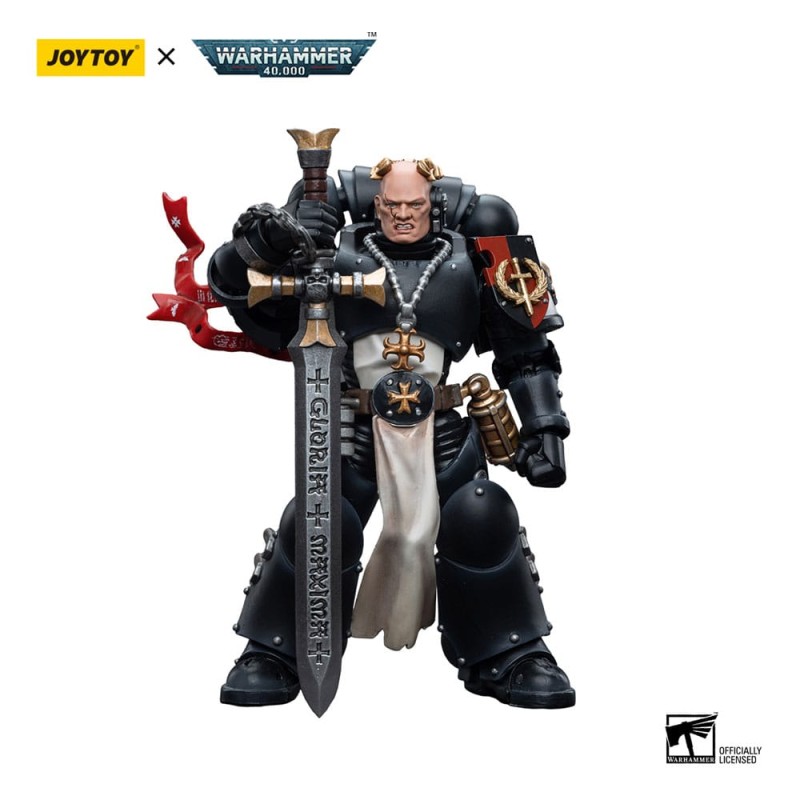 Warhammer 40k figurine 1/18 Black Templars Emperor's Champion Bayard's Revenge 12 cm | 6973130376557