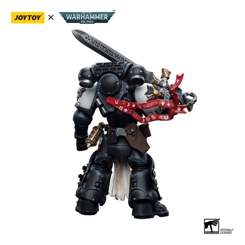 Warhammer 40k figurine 1/18 Black Templars Emperor's Champion Bayard's Revenge 12 cm | 6973130376557