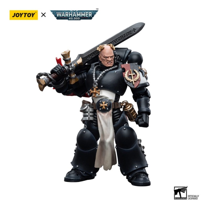 Warhammer 40k figurine 1/18 Black Templars Emperor's Champion Bayard's Revenge 12 cm | 6973130376557