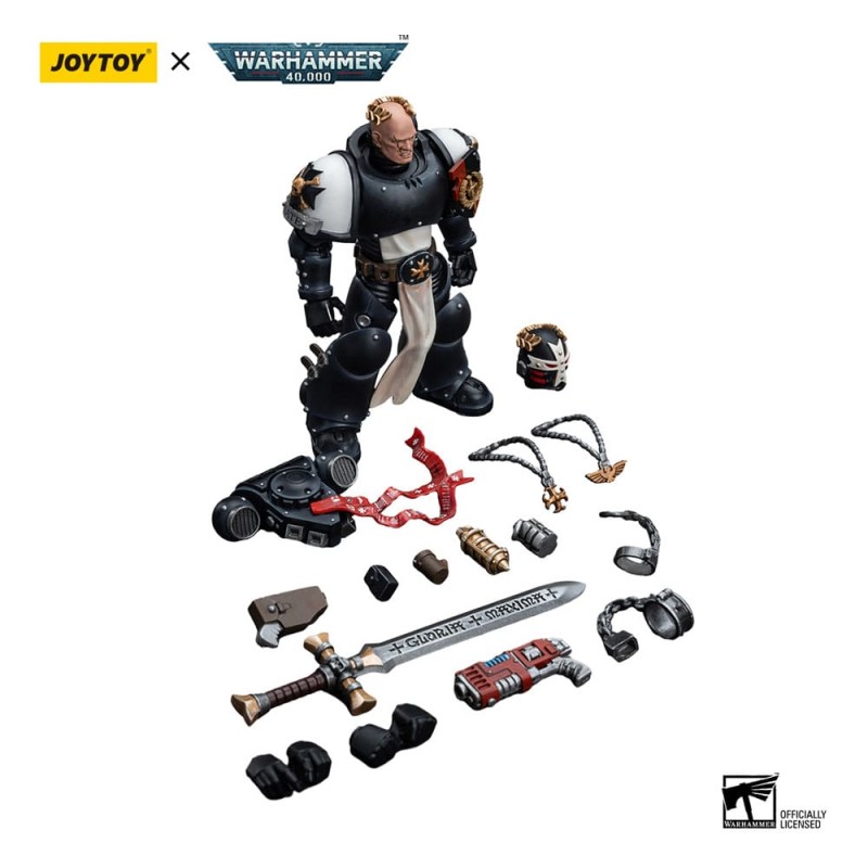 Warhammer 40k figurine 1/18 Black Templars Emperor's Champion Bayard's Revenge 12 cm | 6973130376557