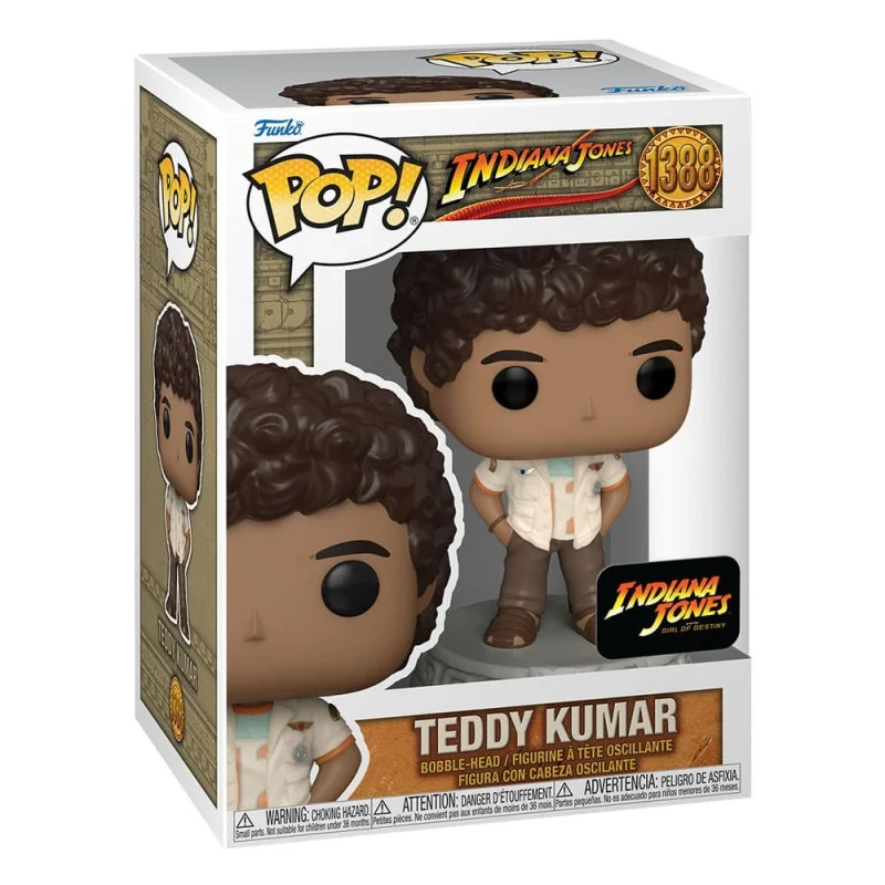 Indiana Jones 5 Figure Funko POP! Movies Vinyl Teddy Kumar 9 cm | 889698708111