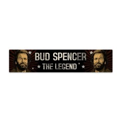 Bud Spencer panneau métal avec aimant The Legend 16 x 3,5 cm | 4250778167894
