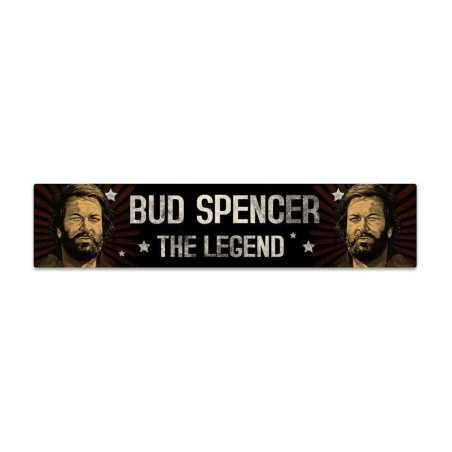 Bud Spencer Tin Sign with Magnet The Legend 16 x 3,5 cm | 4250778167894