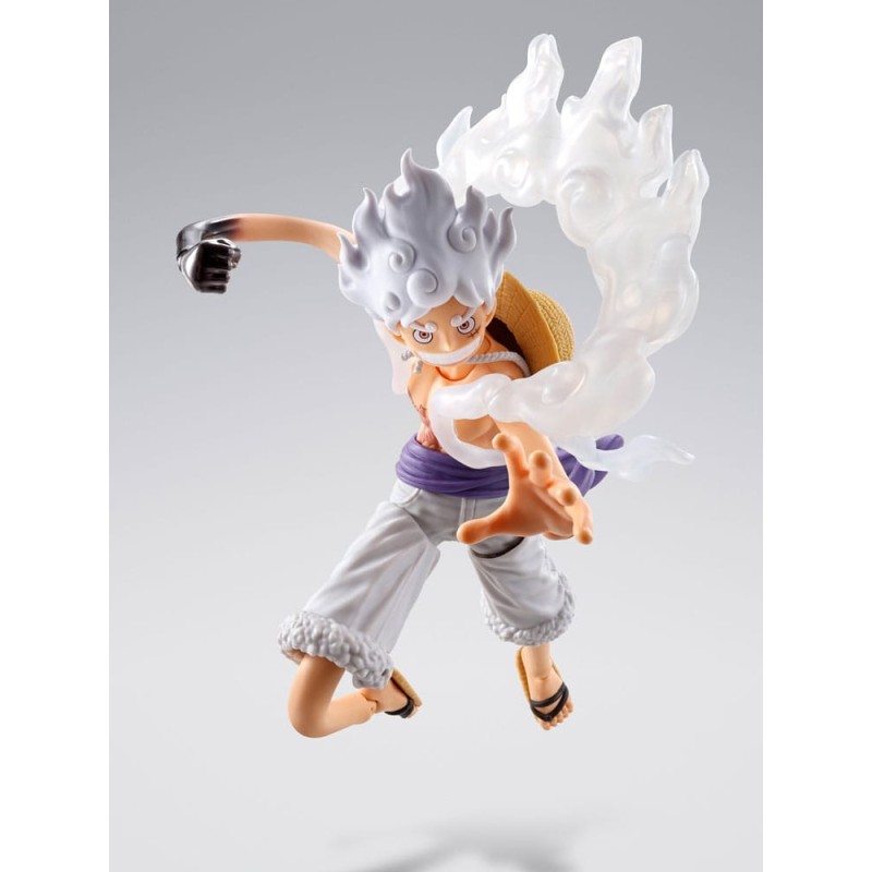 One Piece S.H.Figuarts Action Figure Monkey D. Luffy Gear 5 -Future Island Egghead- 15 cm | 4573102676832