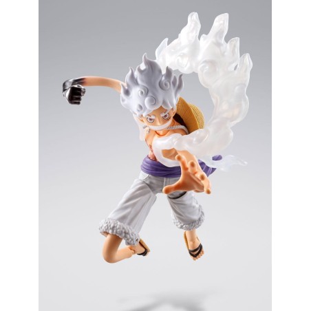 One Piece S.H.Figuarts Action Figure Monkey D. Luffy Gear 5 -Future Island Egghead- 15 cm | 4573102676832