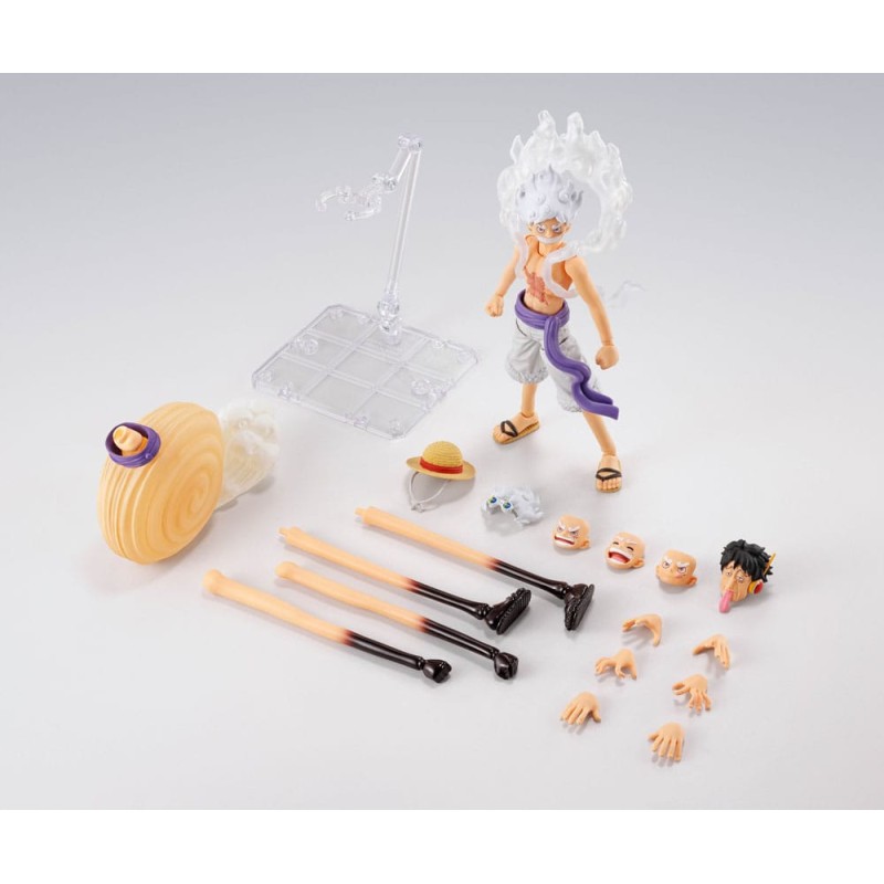 One Piece S.H.Figuarts Action Figure Monkey D. Luffy Gear 5 -Future Island Egghead- 15 cm | 4573102676832