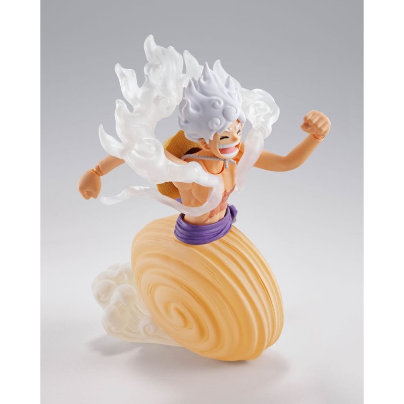 One Piece S.H.Figuarts Action Figure Monkey D. Luffy Gear 5 -Future Island Egghead- 15 cm | 4573102676832