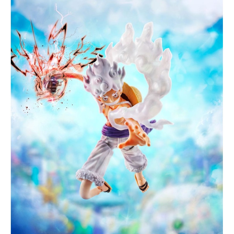 One Piece S.H.Figuarts Action Figure Monkey D. Luffy Gear 5 -Future Island Egghead- 15 cm | 4573102676832