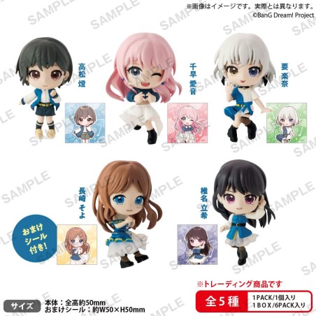 BanG Dream! It´s My Go! assortiment figurines PVC  Rich Box Ver. 5 cm (6) | 4570194383549