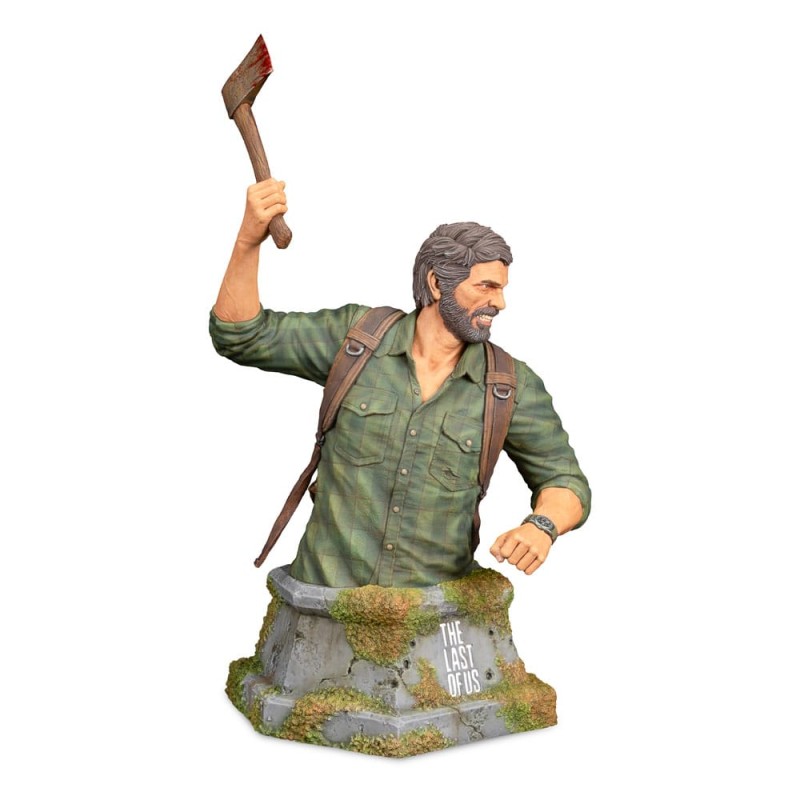 The Last of Us Bust Joel with Hatchet 22 cm      | 0761568012941