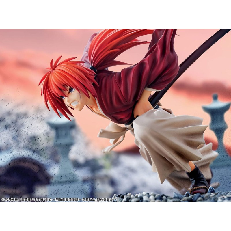 Rurouni Kenshin: Meiji Kenkaku Romantan Kyoto Douran PVC Statue 1/6 Kenshin Himura Amakakeruryuunohirameki Ver. 26 cm   | 4573629960056