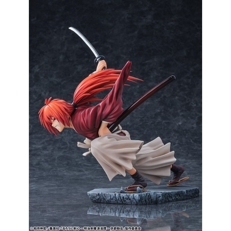 Rurouni Kenshin: Meiji Kenkaku Romantan Kyoto Douran PVC Statue 1/6 Kenshin Himura Amakakeruryuunohirameki Ver. 26 cm   | 4573629960056