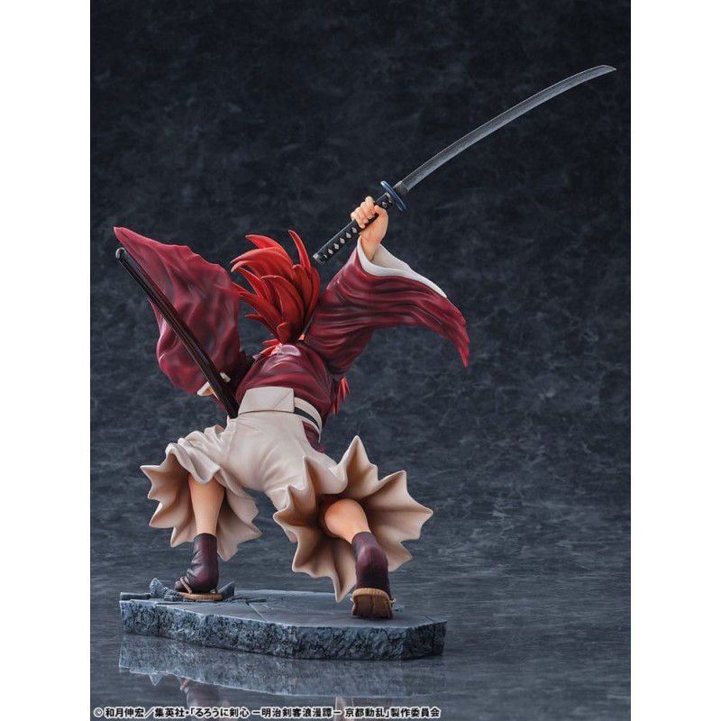 Rurouni Kenshin: Meiji Kenkaku Romantan Kyoto Douran PVC Statue 1/6 Kenshin Himura Amakakeruryuunohirameki Ver. 26 cm   | 4573629960056