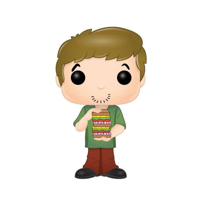 Scooby Doo Figurine POP! Animation Vinyl Shaggy w/ Sandwich 9 cm | 0889698399494