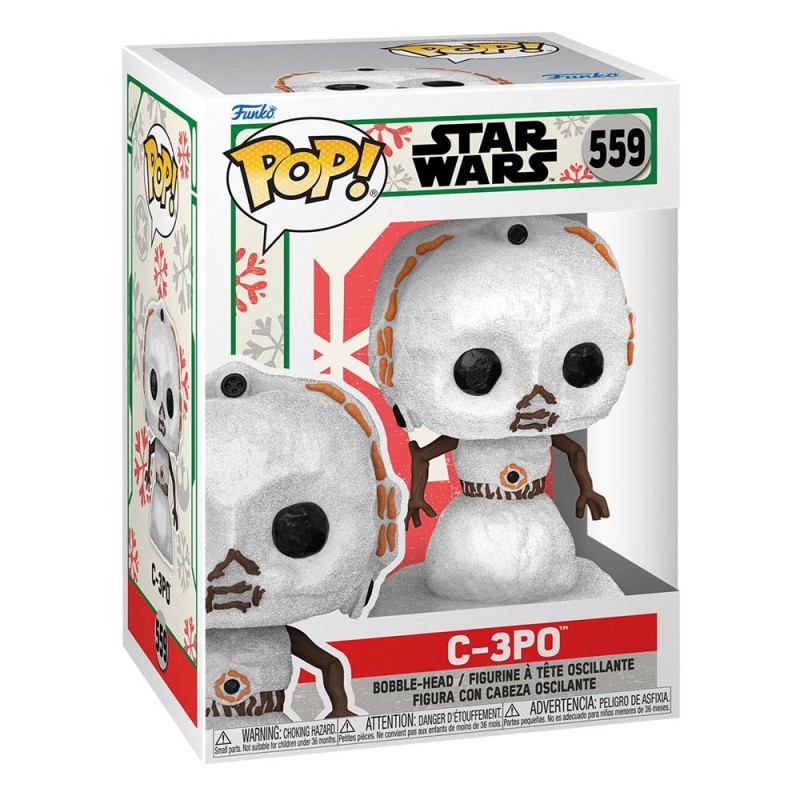 Star Wars Holiday 2022 POP! Heroes Vinyl figurine C-3PO 9 cm | 0889698643351