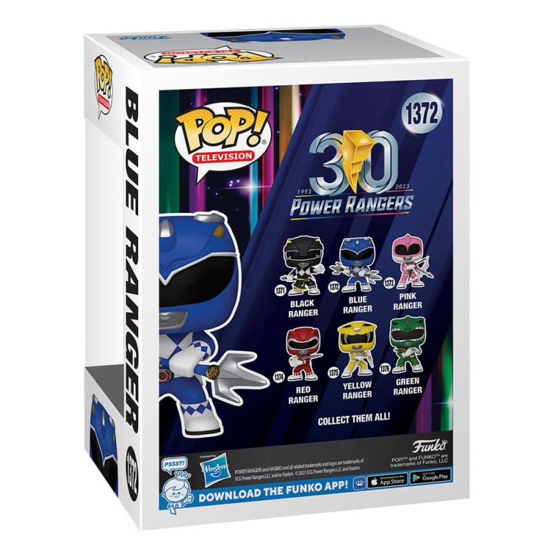 Power Rangers 30th Figurine POP! TV Vinyl Blue Ranger 9 cm | 0889698721554