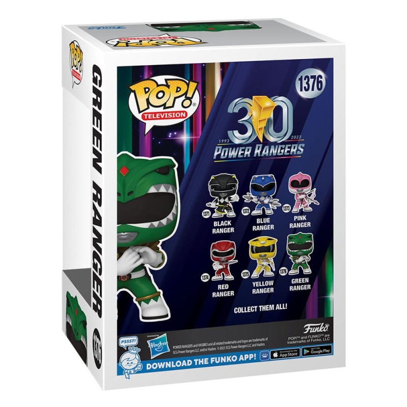 Power Rangers 30th Figurine POP! TV Vinyl Green Ranger 9 cm | 0889698722025