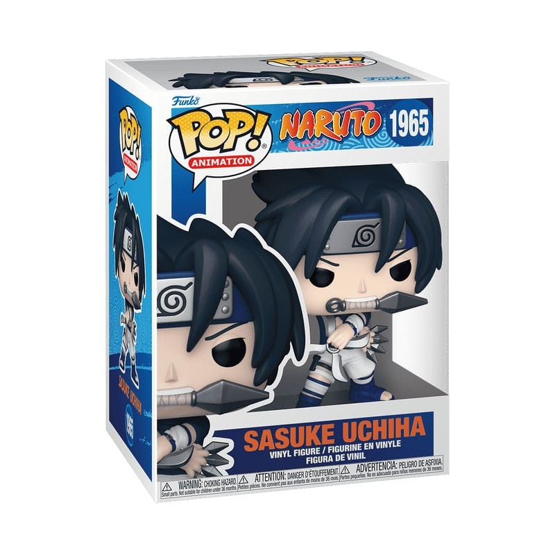 Naruto Classic Pop! Animation Vinyl Figure Sasuke 9 cm | 0889698803434