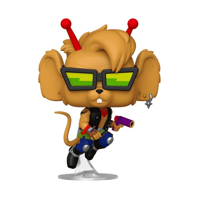 Biker Mice From Mars Pop! Animation Vinyl Figure Throttle 9 cm | 0889698839983