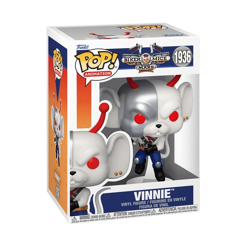 Les Motards de l'espace Pop! Animation Vinyl figurine Vinnie 9 cm | 0889698839990