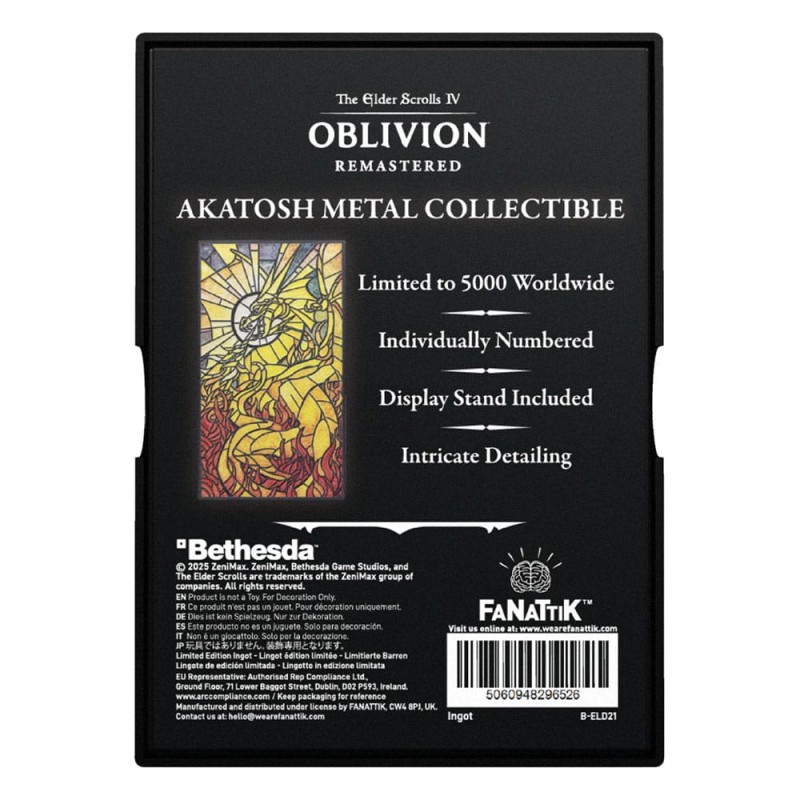 The Elder Scrolls IV: Oblivion Lingot Akatosh | 5060948296526