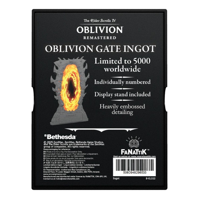 The Elder Scrolls IV: Oblivion Ingot Gates | 5060948296533