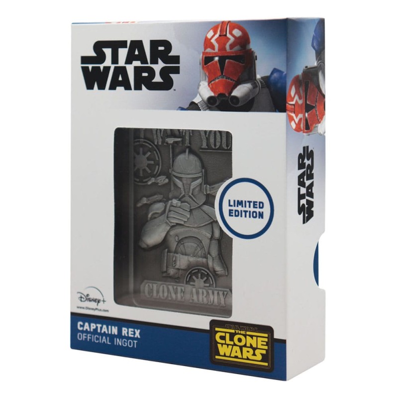 Star Wars: The Clone Wars Ingot Captain Rex Limited Edition    | 5060948296854