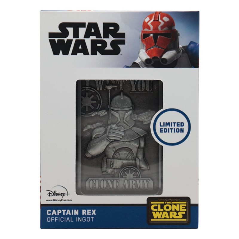 Star Wars: The Clone Wars Ingot Captain Rex Limited Edition    | 5060948296854