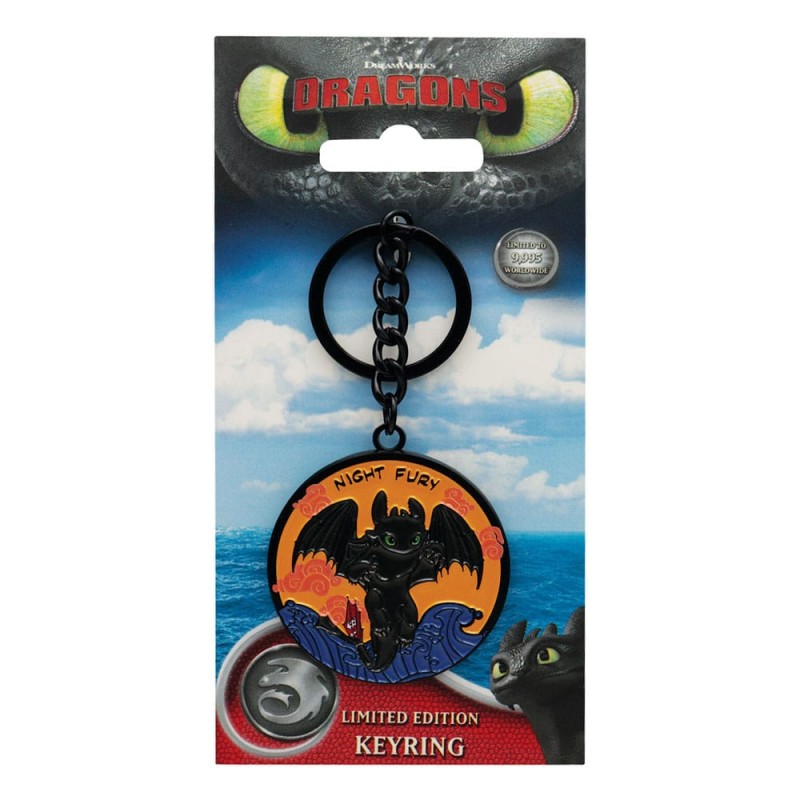 How to Train Your Dragon Keychain Night Fury Limited Edition        | 5060948296861
