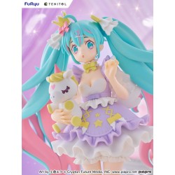 Hatsune Miku Tenitol PVC Statue Hatsune Miku Yumekawa Princess Lavender Ver. 21 cm | 4580736407510