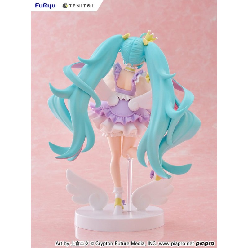 Hatsune Miku Tenitol PVC Statue Hatsune Miku Yumekawa Princess Lavender Ver. 21 cm | 4580736407510